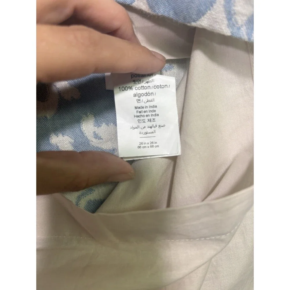 Pottery Barn Jacquard Euro Sham Set